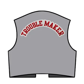 Producator de probleme Rocker personalizate motociclist patch-uri pinup DIY orice dimensiune rece patch haine de aplicare etichete pentru jacheta