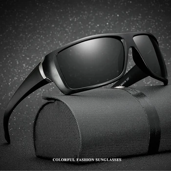 Ochelari de Soare clasic Mens Polarizate de Brand Designer de ochelari de Soare UV Protectie Epocă de Conducere Ochelari Pătrat de sex Masculin Cool Ochelari de Soare