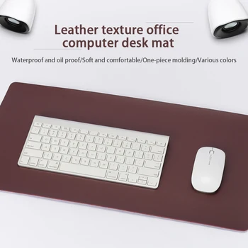 Lateral dublu Mare Mouse Pad Impermeabil din Piele PU, Anti-alunecare Birou Mat Calculator Portabil Mousepad Tastatura Capac de Masă