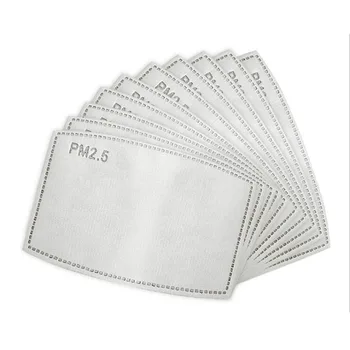 10-100 BUC 5 Straturi PM2.5 Hârtie De Filtru Anti Ceata Masti Anti Praf De Gura De Aer Mască Filtru Carbon Activ Filtre De Măști De Față