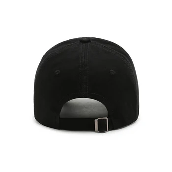 2021 Nouă Bărbați Femei pălărie de Moda Scrisoare Broderie Șapcă de Baseball Snapback Pălării Solid Capac Negru Design Uzate Capace de Bumbac