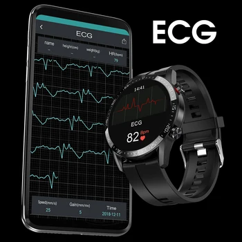 Noi L13 Bărbați Femei Ceas Inteligent ECG+PPG GPS Bluetooth Apel IP68 Impermeabil Inima Tensiunii Arteriale Monitor Somn pentru Android IOS