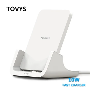 TOVYS 10W Rapid Încărcător Wireless Stand pentru Galaxy S10 Plus S9 S9 + nota 10 nota 10 + S10E pentru iPhone11 Charger Pad