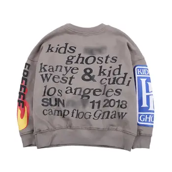 NAGRI Băieți Jachete pentru Copii Kanye West Norocul meu am Vedea Fantome Tricou Hip Hop pentru Copii Hanorace Moale