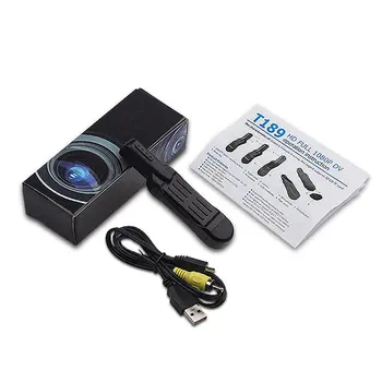 Mini Pix T189 Full HD 1080P de Voce Digital DV Video Recorder Camera Video Mini Micro Camera HD de Sport