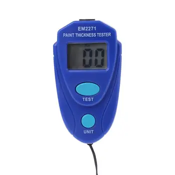 EM2271A Mini LCD Digital de Automobile Calibru de Grosime Vopsea Auto Tester de Afișare Metru Grosime de Acoperire Instrument de Testare