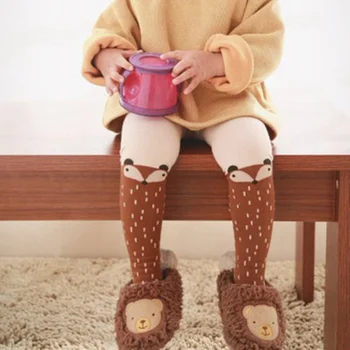 Toamna Iarna Copii Fete Baby Fox Model de Chilot, pentru Fete dintr - O Bucata, jambiere