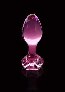 Roz de Sticlă, Dop de Fund de Flori Anal Dildo Tentacul Texturate Jucarii Sexuale Vagine G-spot Adult Produs pentru Femei prostata