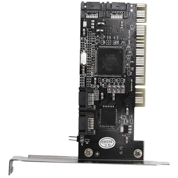 3114 Matrice SATA Card Card de Expansiune 4-Port de Expansiune PCI la SATA Conversie Card