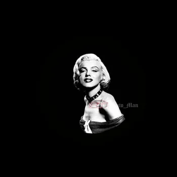 2x 3D Sexy Marilyn Monroe Logo Portiera bun venit Proiecție Laser Ghost Shadow Baltă LED cu Fir de Lumină #C0819