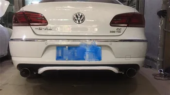 Pentru CC spoiler Spate ABS Bara Spate Difuzor Barele de protecție Protector Pentru Volkswagen CC 2013-2016 După chrome lip spoiler spate