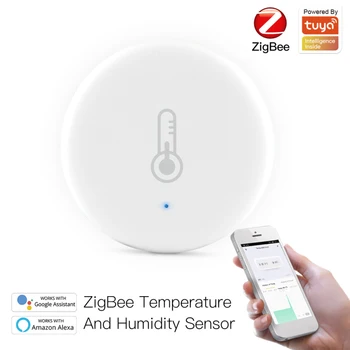 Tuya ZigBee Smart Home Kit Gateway Senzor De Usa Geam Senzor De Temperatură Senzor De Umiditate Soclu De Viață Inteligentă Comutator Wireless Funcționează