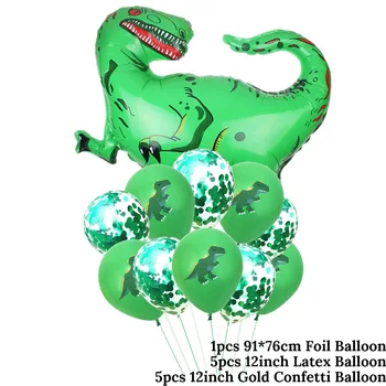 Dinozaur Consumabile Partid Mic Dino Partid Tema Decoratiuni Banner Balon Set pentru Copii Băiat 1 Petrecere Copil de Dus decor