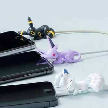 TOMY Pokemon Pikachu Monstru de Buzunar Cablu USB Încărcător Kawaii Protecție Linie de Date Animale de Desene animate pentru copii Cadouri de Craciun