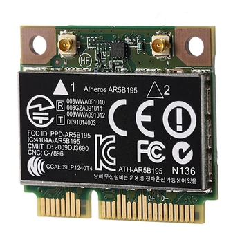 AR9285 AR5B195 150M+BT3.0 Jumătate de Mini PCI-E placa Wireless SPS:593127-001 592775-001 pentru 430 431 435 436 4530S