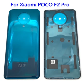 Original, Nou Înapoi Sticlă Capacul din Spate Pentru Xiaomi MI Poco F2 Pro Baterie Usa Carcasa Baterie Capac Spate Cu AUTOCOLANT Adeziv