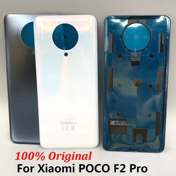 Original, Nou Înapoi Sticlă Capacul din Spate Pentru Xiaomi MI Poco F2 Pro Baterie Usa Carcasa Baterie Capac Spate Cu AUTOCOLANT Adeziv