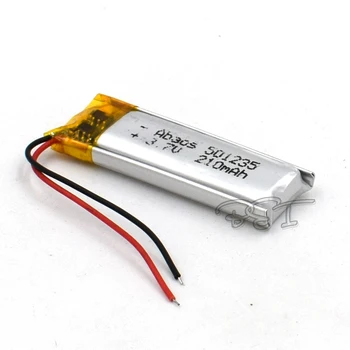 Baterie litiu-polimer 501235 3.7 V 210mah Reîncărcabilă li-ion cu Celule Li-Po Pentru DVD PAD, PDA MP5 GPS Digital Produsului Navigator