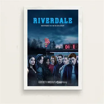 Fierbinte Riverdale Sezonul 3 Serial Tv Show Printuri De Arta Lumina De Mătase Pânză De Perete De Epocă Pictura Imagine Pentru Camera Decor Acasă
