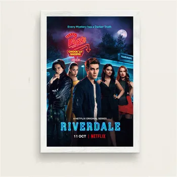 Fierbinte Riverdale Sezonul 3 Serial Tv Show Printuri De Arta Lumina De Mătase Pânză De Perete De Epocă Pictura Imagine Pentru Camera Decor Acasă