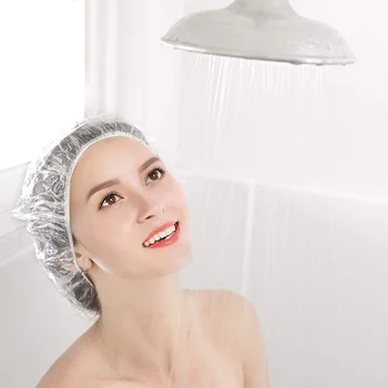 100buc Impermeabil din Plastic Capac de Duș Pentru Femei Păr Lung Praf de Unică folosință de Colorare a Părului Capac de Unică folosință Duș Capace de Colorare a Părului