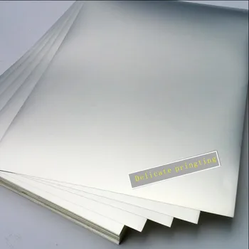 50 BUC/lot A4 gol silver label impermeabil pad de companie pentru imprimante laser