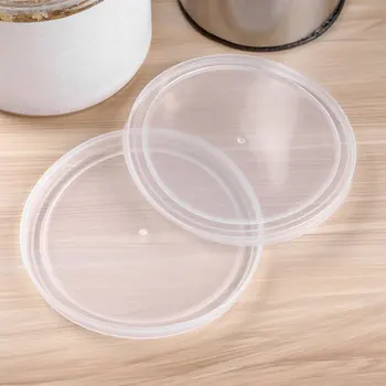 12 Buc BPA-Free Plastic Pot Acoperă Refolosibile de Stocare Tin Etanșare Capac pentru Conserve Alimentare pentru animale de Companie Poate Cutii de Acoperire Capace