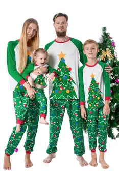 2021 Familie de Craciun Set de Pijama Familie de Potrivire Haine de Crăciun Familia Haine pentru Adulți Copii Pijamale pentru Copii Romper Sleepwear