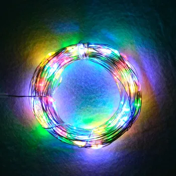 100 USB cu LED-uri Operate de Sârmă de Argint Șir de Lumini Lanț de Crăciun în aer liber Înstelat Lumini de Basm Pentru Ghirlanda Petrecere de Nunta de Decorare