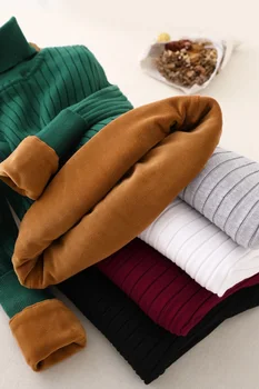 2019 IARNA Adăuga lână supărat femei pulovere și pulovere NOI guler tricotat subțire face cu maneca lunga-pulover femei