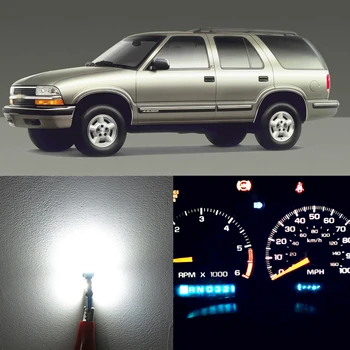 WLJH Super Luminoase de pe Panoul de Bord Indicator Vitezometru Cluster Plin de Lumină LED, Kituri de 12V pentru 1986-2005 Chevrolet Blazer S10