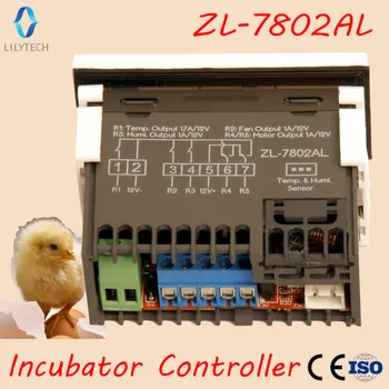 ZL-7802AL,12VDC pentru TOATE, Temperatura Umiditate pentru Incubator, Multifunctional Automat, Incubator Controller, Lilytech