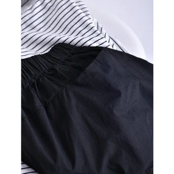 MICOCO K1038 7 minute largi picior pantaloni pentru femei proiectat fusta pantaloni cu elastic în talie și agățat de rama