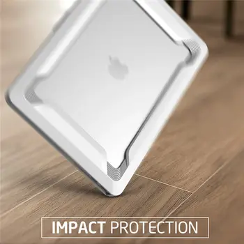Pentru MacBook Pro 15 Caz A1990/A1707 (2019 2018 2017 2016 de Presă) cu Touch Bar Touch ID Grele Cauciucat TPU Capacul Barei de protecție