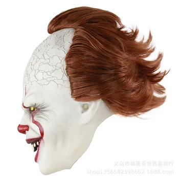Stephen King e Masca Pennywise Horror Clown Joker Masca de Clovn din Latex Masca Halloween Cosplay Costum de Recuzită