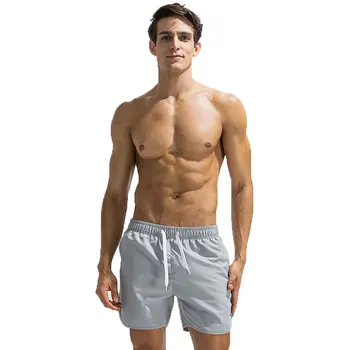 Bărbați Plin Solid Trunchiuri de Înot Mesh Captuseala pantaloni Scurti pentru Surf Sand Fun pantaloni scurți de plajă Sport GYM Pantaloni de Surf pantaloni scurți de înot