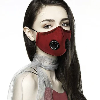 Valva Dubla Gura Masca Cu 2 Filtre Inlocuibile Masca De Protecție Respirabil Masca De Fata