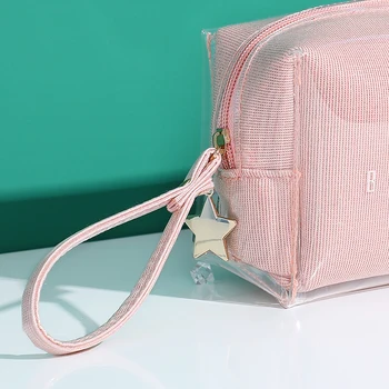Brivilas de lux sac de cosmetice femei de călătorie machiaj rezistent la apa sac de stocare portabil transparent, articole de toaletă sac de moda de sex feminin nou