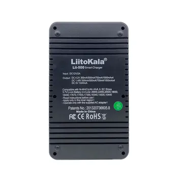 Liitokala lii500 LCD încărcător de Baterie de 3.7 V 18650 26650 18500 Cilindrice, Bateriile cu Litiu lii-500 1.2 V Încărcător de Baterie