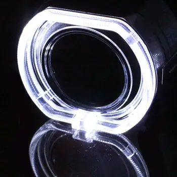 2 buc 3inch Mașină Automată Faruri LED Lumina de Semnalizare Proiector Lentilă Capace Masca