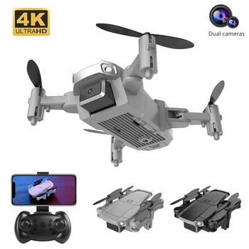 Willkey Noi RC Drone H6 WIFI FPV Și unghi Larg de Înaltă definiție 4K Camera Dublă Înălțime Ține Pliabil Quadrotor Dron Cadou Jucărie