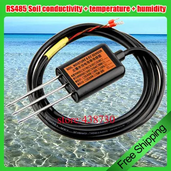 RS485 Solului sare emițător/solului conductivitatea emițător/20000ms solului CE senzor/transmițător de temperatură și umiditate