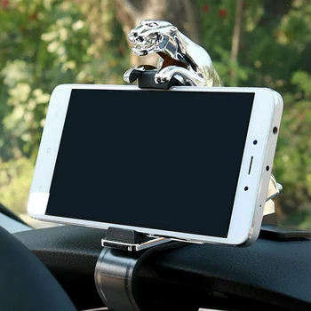 Auto Universal Telefon Inteligent Titularul Leopard Forma de Pantera Stil tablou de Bord Mount Clip Telefon Mobil Suport Reglabil GPS Stand