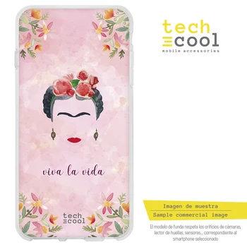 FunnyTech®Silicon de Caz pentru Iphone 11 l Frida fundal de culoare roz personaje de desene ilustrații 2