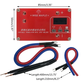 Portabil Tranzistor DIY Mini Aparat de Sudare prin puncte 18650 Baterie Litiu Ecran LCD de sudură în puncte