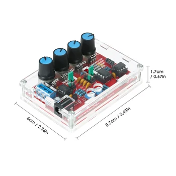 Generator de semnal DIY Kit generator de funcții sintetizator 5Hz~400kHz Reglabil Frecvență Amplitudine ICL8038