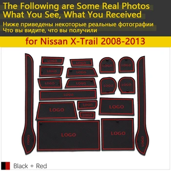 Anti-Alunecare de Cauciuc, Cupa de Perna Ușa Groove Mat pentru Nissan X-Trail T31 X Trail XTrail 2008~2013 2010 2012 Accesorii mat pentru telefon