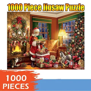 1000 de Mare pentru Adulți Copii Puzzle Cadou de Vacanță Model de Jucărie de Crăciun HalloweenToys Pentru petrecere de Aniversare pentru Copii Cadou de Craciun Cadou