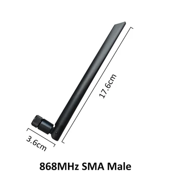 10buc 868MHz 915MHz Antena 5dbi SMA Conector de sex Masculin GSM 915 MHz 868 MHz antena antenne +21cm RP-SMA/u.FL Cablu Coadă