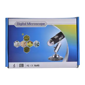 3 În 1 Microscop Digital 1600X Portabil Interfață USB Două Adaptoare Suport pentru Windows Telefoane Android Microscoape